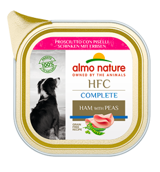 HFC Complete Dog-Prosciutto con Piselli-85g