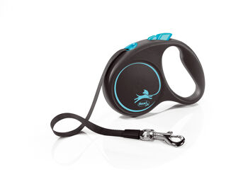Flexi Black Design Fettuccia Blu - S - 5mt