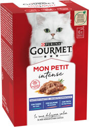 Gourmet Mon Petit Delights - Tonno, Salmone e Trota - 6x50g
