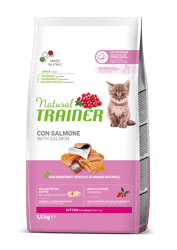 Natural Trainer Cat Kitten Salmone - 1.5kg