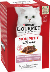 Gourmet Mon Petit Delights - Manzo, Fegato e Selvaggina - 6x50g