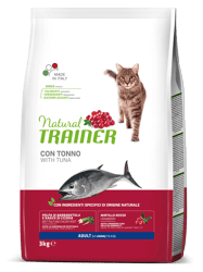 Natural Trainer Cat Adult  Tonno -3kg