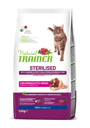 Natural Trainer Cat Sterilised Prosciutto Crudo - 1.5kg