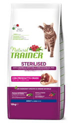 Natural Trainer Cat Sterilised Prosciutto Crudo - 10kg