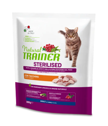 Natural Trainer Cat Sterilised Tacchino - 300g
