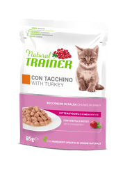 Natural Trainer Kitten&Young  -Tacchino - 85g