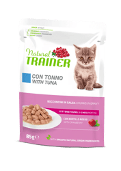 Natural Trainer Cat Kitten&Young - Tonno - 85g
