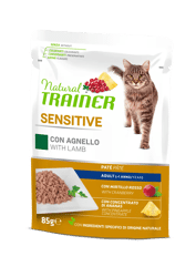 Natural Trainer Cat Sensitive - Agnello- 85g