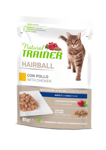 Natural Trainer Cat Hairball, Pollo, 85g