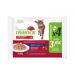 Natural Trainer Cat Adult Flowpack  4 Pezzi - Manzo
