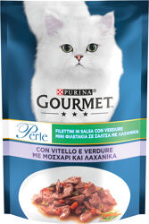 Gourmet Perle Filettini in Salsa - Vitello e Verdure - 85g
