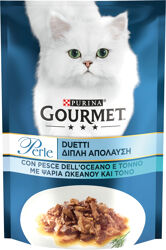 Gourmet Perle Duetti - Pesce dellOceano e Tonno - 85g