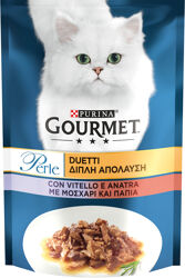 Gourmet Perle Duetti - Vitello e Anatra - 85g