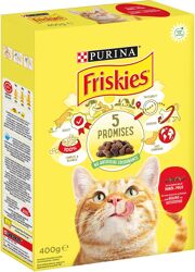 Friskies 5 Promises - Manzo, Pollo e Verdure - 400g