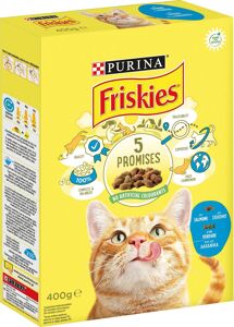 Friskies 5 Promises, Salmone e Verdure, 400g