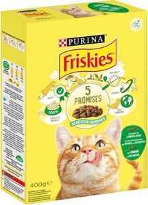 Friskies 5 Promises, Coniglio, Pollo e Verdure, 400g