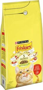 Friskies 5 Promises, Manzo, Pollo e Verdure, 2kg