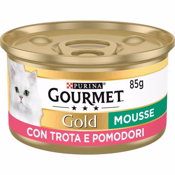 Gourmet Gold Mousse, Trota e Pomodorini, 85g