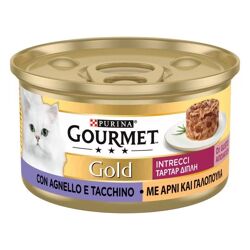Gourmet Gold Intrecci di Gusto - Tacchino e Agnello - 85g