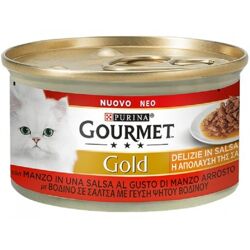 Gourmet Gold Delizie in Salsa - Manzo - 85g