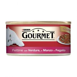 Gourmet Red Fettine - Verdure, Manzo e Fegato - 195g
