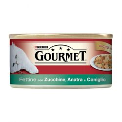Gourmet Red Fettine - Zucchine, Anatra e Coniglio - 195g