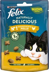 Felix  Naturally Delicious - Pollo e Erba Gatta - 50g