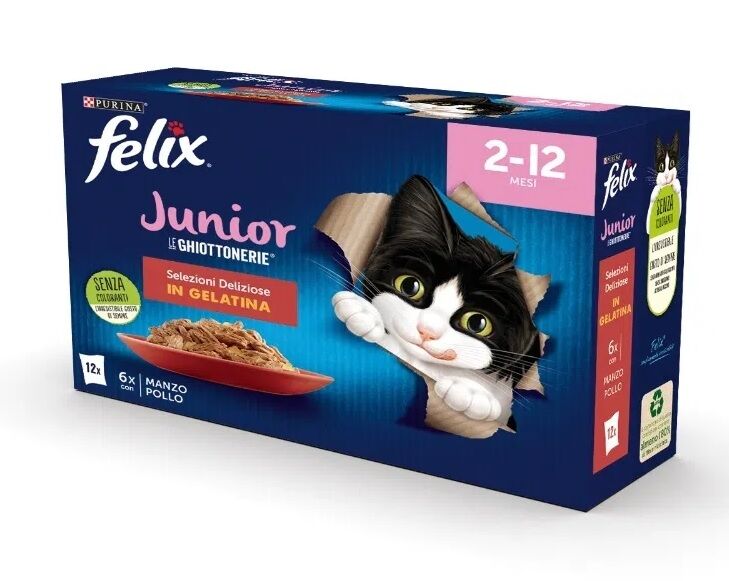 Felix le Ghiottonerie Multipack 12 Pezzi, Junior