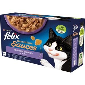Felix Sensations Multipack 12 Pezzi, Sauces Selezioni Saporite