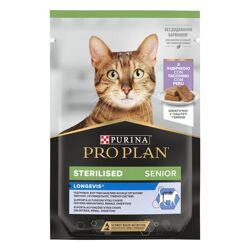 Purina Pro Plan Mousse Sterilised Senior - Tacchino - 75g