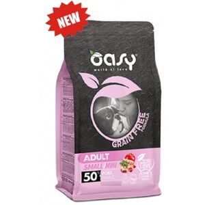 Oasy Dry Dog GRAIN FREE Adult Maiale, Small Mini, 800g