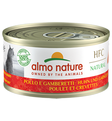 HFC Natural Cat-Pollo e Gamberetti-70g