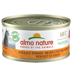 HFC Natural Cat-Pollo e Tonno-70g
