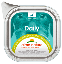 DAILY Dog - Pollo e Piselli - 100g