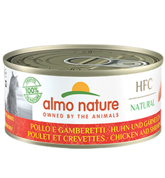 HFC Natural Cat-Pollo e Gamberetti-150g