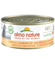 HFC Natural Cat-Tonno e Gamberetti-150g