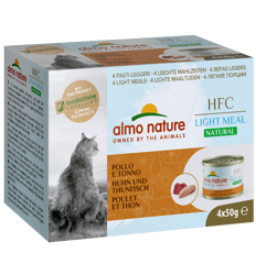 HFC Natural Light Meal Cat Mega Pack 4 pezzi - Pollo e Tonno 