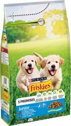Friskies  5 Promises Junior - Pollo, Verdure e Latte - 1.5kg