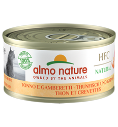 HFC Natural Cat-Tonno e Gamberetti-70g
