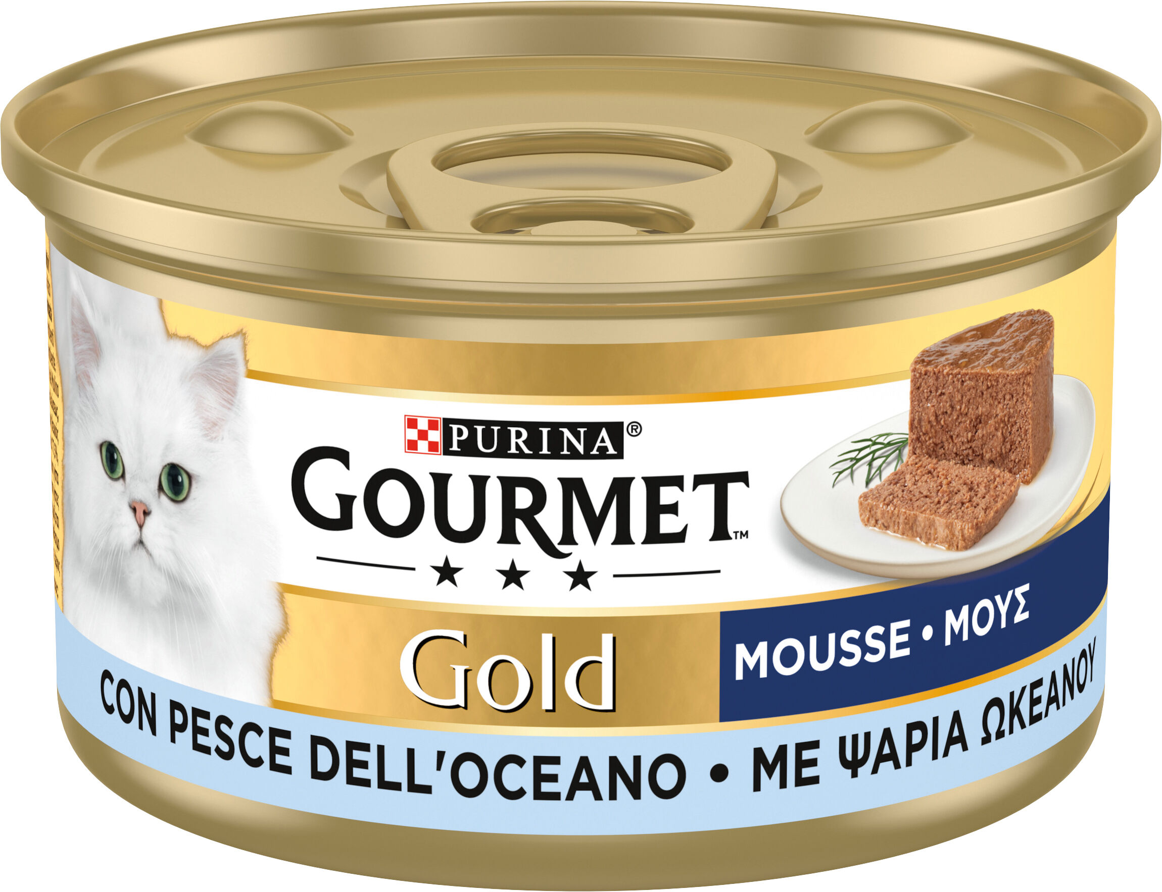 Gourmet Gold Mousse, Pesce dell'Oceano, 85g