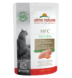 HFC Natural Cat-Pollo e Gamberetti-55g