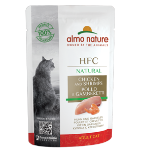 HFC Natural Cat, Pollo e Gamberetti, 55g