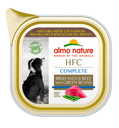 HFC Complete Dog-Angus Irlandese con Fagiolini-85g