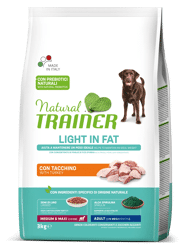 Natural Trainer Light in Fat Adult Tacchino - Medium Maxi - 3kg