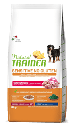 Natural Trainer Sensitive No Gluten Adult Coniglio - Medium Maxi - 12kg