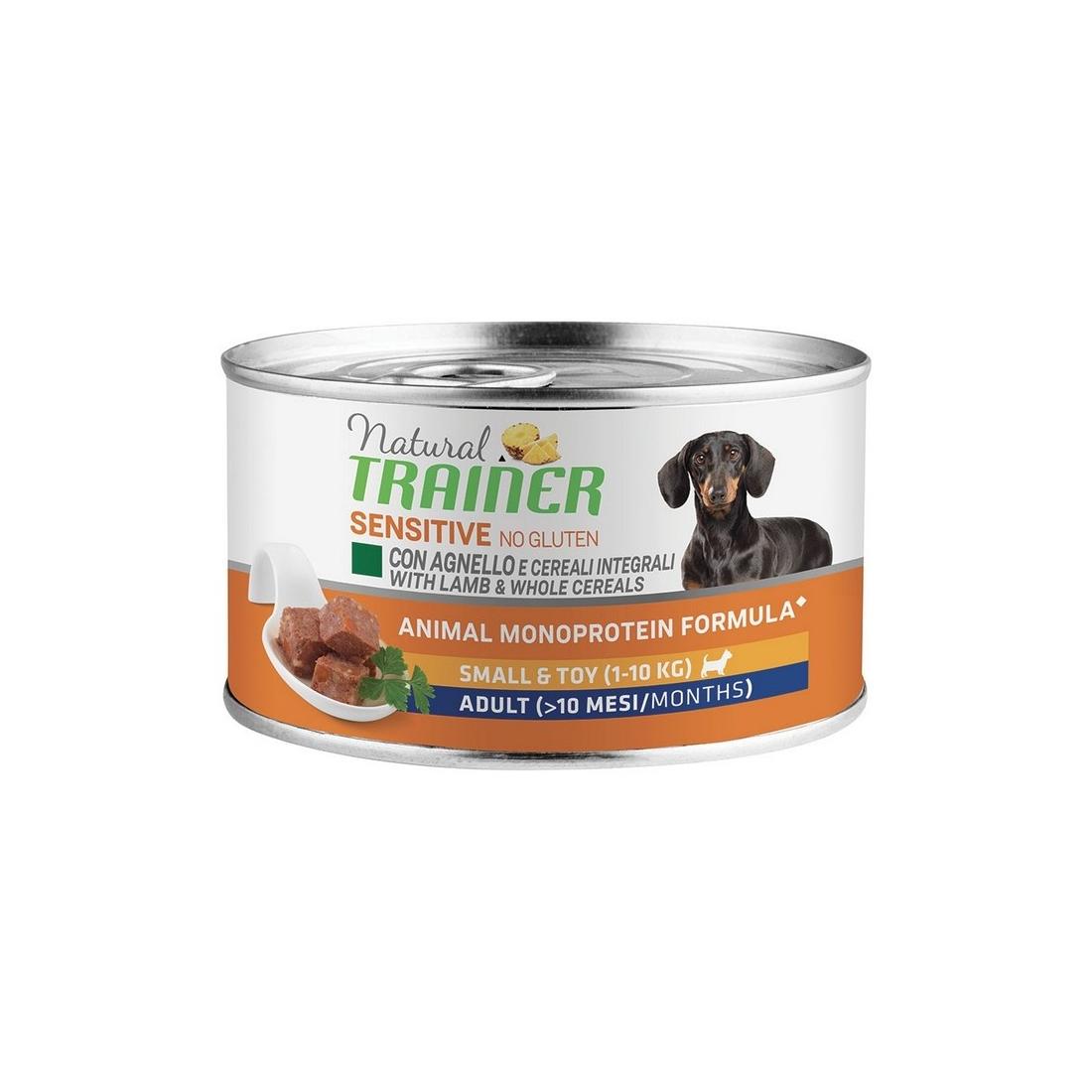Natural Trainer Sensitive No Gluten Adult Mini, Agnello e Riso