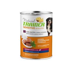 Natural Trainer Sensitive No Gluten Adult Medium Maxi - Anatra e Cereali 