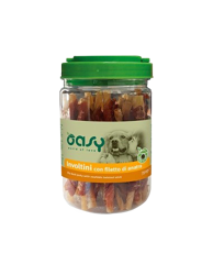 Oasy Snack Dog Bustine - Involtini con Filetto di Pollo - 350g