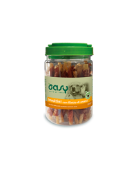 Oasy Snack Dog Bustine - Involtini con Filetto di Anatra - 350g
