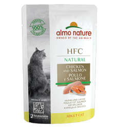 HFC Natural Cat-Pollo e Salmone-55g